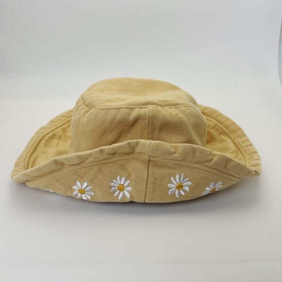 Ghanda Bucket Hat Women’s One Size Daisy Embroidery Floral Boho Beach Australia - Picture 1 of 8